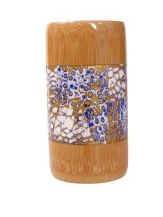 Vietnam Bambus Becher Bela  250 ml mit Eierschalen belegt...