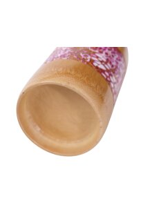 Vietnam Bambus Becher Bela  250 ml mit Eierschalen belegt D 7 H 14 cm= Code C