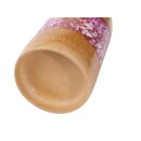 Vietnam Bambus Becher Bela  250 ml mit Eierschalen belegt D 7 H 14 cm= Code C