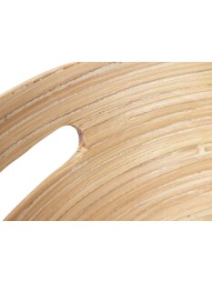 Vietnam Bambus Schale Songan mit Eierschalen belegt 37 cm = Code J