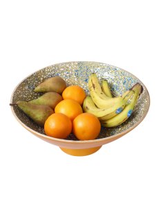 Vietnam Bambus Schale Songlu mit Eierschalen belegt D 40...