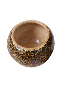 Vietnam Bambus Dose Sailung mit Eierschalen belegt D 14...