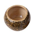 Vietnam Bambus Dose Sailung mit Eierschalen belegt D 14 cm = Code F