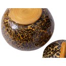 Vietnam Bambus Dose Sailung mit Eierschalen belegt D 14 cm = Code F