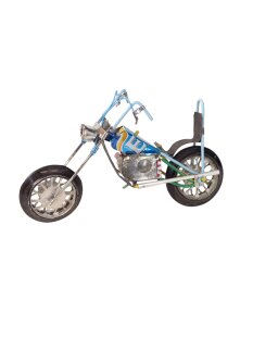 Blech Motorrad Chopper = 20 cm Code D