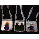 Kolumbien Hippie Umh&auml;ngetasche handgewebt 15 x 15 cm