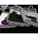 Kolumbien Hippie Umh&auml;ngetasche handgewebt 15 x 15 cm