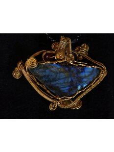 Anh&auml;nger No. 31 Jugendstil Labradorit in...