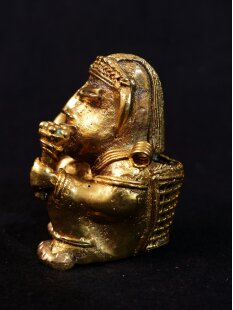 Figur 08 Muisca Kultur Goldmuseum Bogota kosmologische...