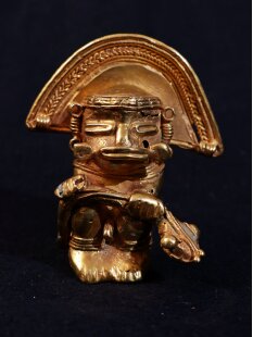 Figur 09 Muisca Kultur Goldmuseum Bogota kosmologische...