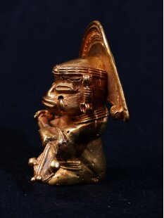 Figur 09 Muisca Kultur Goldmuseum Bogota kosmologische...