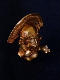 Figur 09 Muisca Kultur Goldmuseum Bogota kosmologische Figur 65 mm 61 g