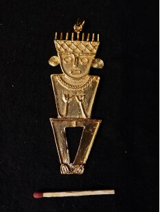 Replik 01 Anh&auml;nger kosmologische Figur Goldmuseum...