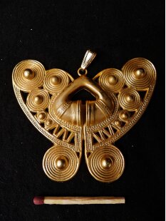 Replik 09 Anh&auml;nger kosmologische Figur Goldmuseum...