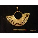 Replik 10 Anh&auml;nger kosmologische Figur Goldmuseum Bogota 75 x 60 mm