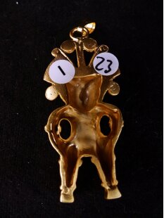 Replik 23 Anh&auml;nger kosmologische Figur  Goldmuseum...