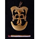 Replik 24 Anh&auml;nger kosmologische Figur  Goldmuseum Bogota 50 x 35 mm