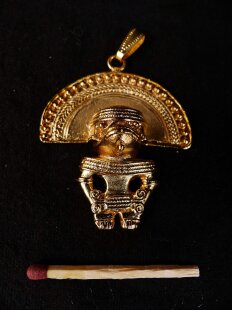 Replik 27 Anh&auml;nger kosmologische Figur Goldmuseum...