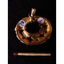 Replik 28 Anh&auml;nger kosmologische Figur Goldmuseum Bogota 45 x 35 mm