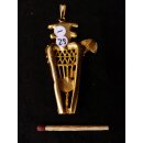 Replik 29 Anh&auml;nger kosmologische Figur Goldmuseum Bogota 70 x 35 mm