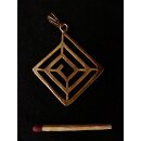 Replik 31 Anh&auml;nger kosmologische Figur Goldmuseum Bogota 40 x 40 mm