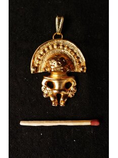 Replik 34 Anh&auml;nger kosmologische Figur Goldmuseum...