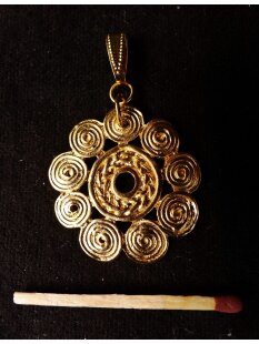 Replik 39 Anh&auml;nger kosmologische Figur Goldmuseum...