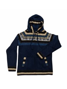 L02 Hoodie Kapuzenjacke 100 % Alpaka Wolle...