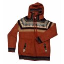 L08 Hoodie Kapuzenjacke 100 % Alpaka Wolle Gr&ouml;&szlig;e L