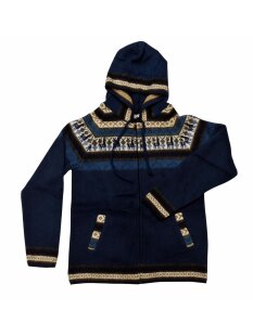 L09 Hoodie Kapuzenjacke 100 % Alpaka Wolle...