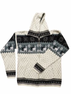 XL01 Hoodie Kapuzenjacke 100 % Alpaka Wolle...