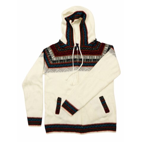 XL03 Hoodie Kapuzenjacke 100 % Alpaka Wolle Gr&ouml;&szlig;e XL