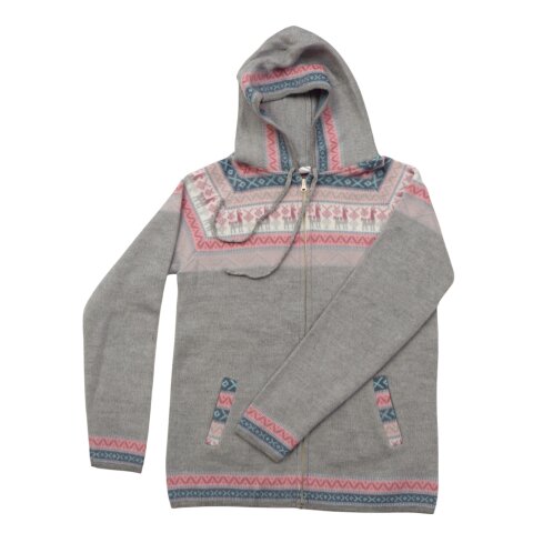 XL06 Hoodie Kapuzenjacke 100 % Alpaka Wolle Gr&ouml;&szlig;e XL