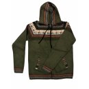 XL07 Hoodie Kapuzenjacke 100 % Alpaka Wolle Gr&ouml;&szlig;e XL