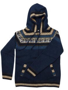 L10 Hoodie Kapuzenjacke 100 % Alpaka Wolle...