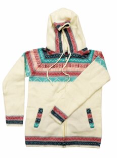 M03 Hoodie Kapuzenjacke 100 % Alpaka Wolle...