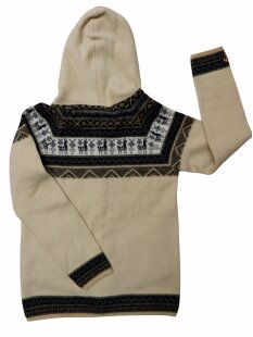 M07 Hoodie Kapuzenjacke 100 % Alpaka Wolle Gr&ouml;&szlig;e M
