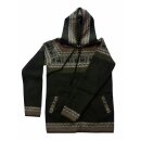 M08 Hoodie Kapuzenjacke 100 % Alpaka Wolle Gr&ouml;&szlig;e M