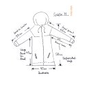 M09 Hoodie Kapuzenjacke 100 % Alpaka Wolle Gr&ouml;&szlig;e M