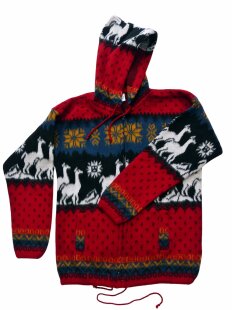 S02 Hoodie Kapuzenjacke 100 % Alpaka Wolle...