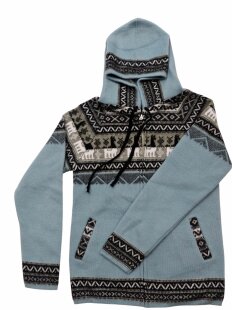 S11 Hoodie Kapuzenjacke 100 % Alpaka Wolle...