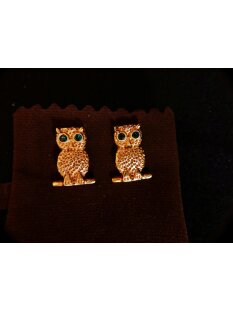 1 Paar Ohrstecker No.22 vergoldet astrologisches Motiv...