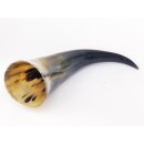 Zier- und Trinkhorn gemasert 30-35 cm 1A Qualit&auml;t 0,3 bis 0,39 Liter = Code D