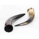 Zier- und Trinkhorn gemasert 30-35 cm 1A Qualit&auml;t 0,3 bis 0,39 Liter = Code D