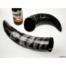 Zier- und Trinkhorn 45 cm 1A Qualit&auml;t 0,6 bis 0,69 Liter = Code F