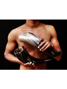 Zier- und Trinkhorn 50 cm 0,8 bis 0,99 Liter = Code H