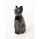 Hornfigur Katze = Code B schwarz 6,5 cm