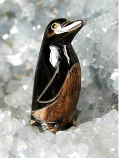 Hornfigur Pinguin 4-5 cm = Code B