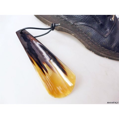 Horn Schuhanzieher / Schuhl&ouml;ffel 15 cm = Code A