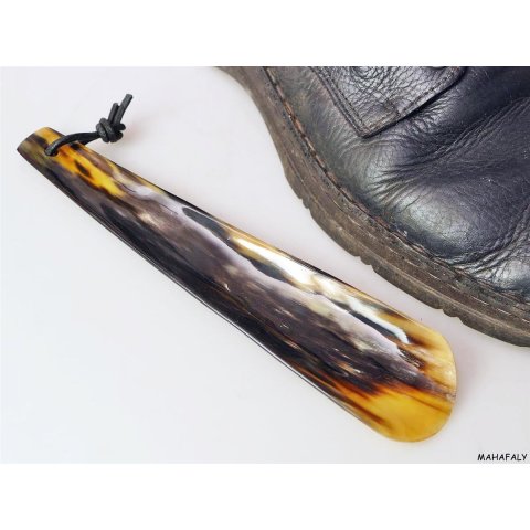 Horn Schuhanzieher / Schuhl&ouml;ffel 20 cm  = Code B